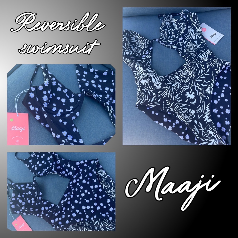 Maaji reversible, one piece swimsuit